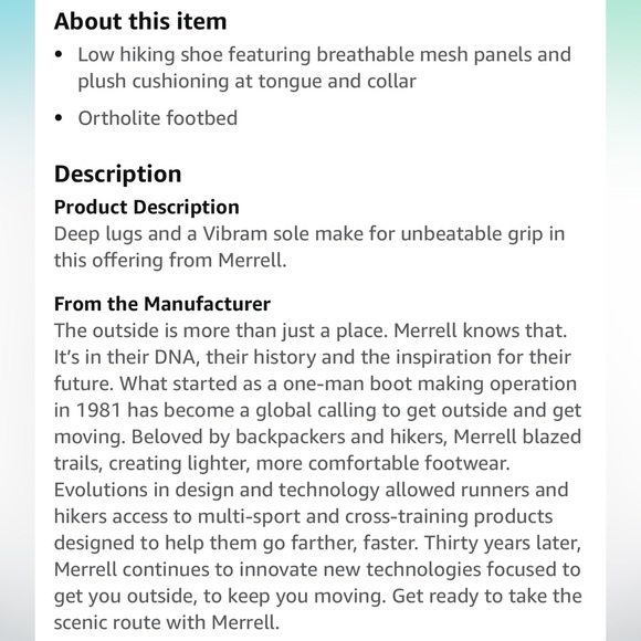 Merrell Women’s Moab Ventilator Hiking shoes - Picture 10 of 10